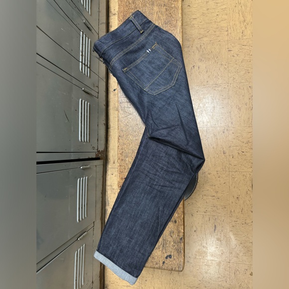 AMERICAN RAG INDIGO SELVEDGE Classic denim jeans 33x30 with cuff - Picture 6 of 11